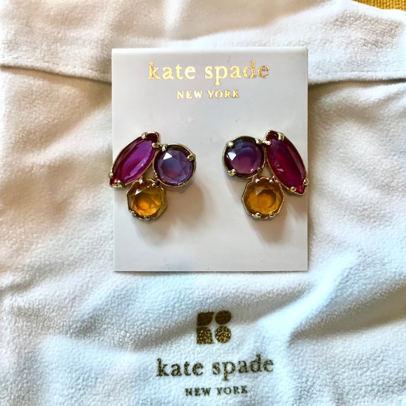Kate Spade Multi Color Stud Earrings NEW! - Picture 5 of 6